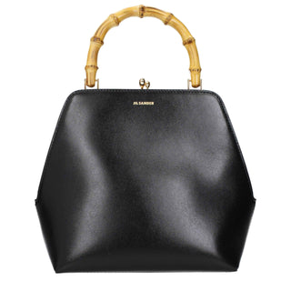 Jil Sander Black Leather Handbag