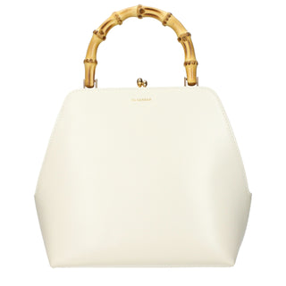 Jil Sander Beige Leather Handbag