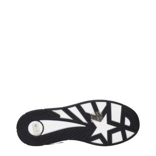 Jimmy Choo Black Leather Low Top Sneakers