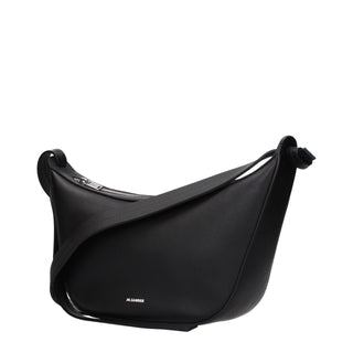 Jil Sander Black Leather Shoulder Bag