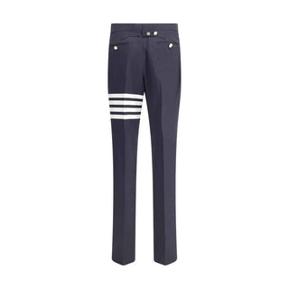 Thom Browne Blue Wool Oves Aries Pants