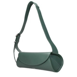 Jil Sander Green Leather Crossbody Bag