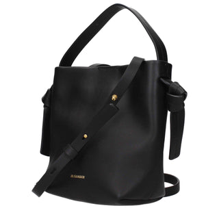 Jil Sander Black Leather Handbag