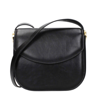 Jil Sander Black Leather Crossbody Bag