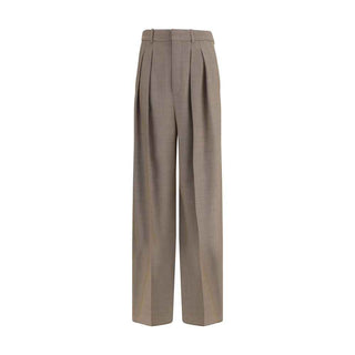 Saint Laurent Beige Wool Casual Pants