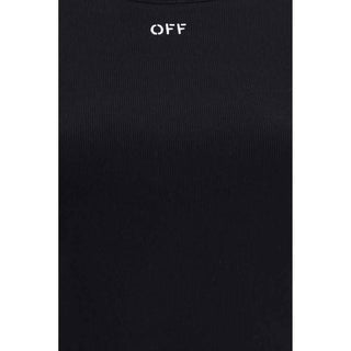 Off-White Black Cotton T-Shirt