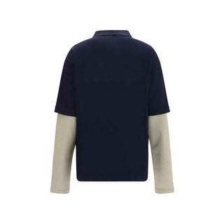 Miu Miu Blue Cotton Sweatshirt