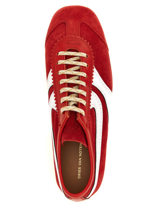 Dries Van Noten Multicolor Calfskin Athletic Sneakers