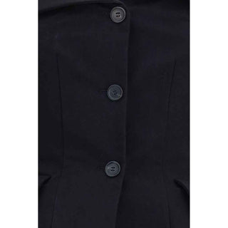 Magda Butrym Black Silk Waistcoat