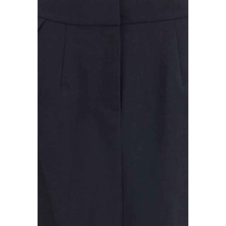 Magda Butrym Black Cotton Midi Skirt