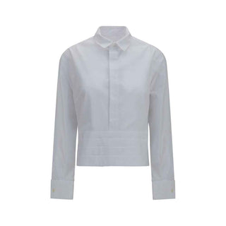 Sacai White Cotton Dress Shirt