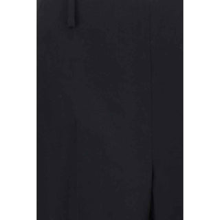 Khaite Black Polyester Casual Pants