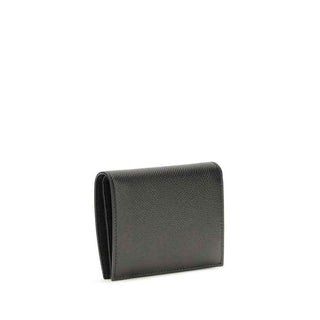 Ferragamo Black Calf Leather Bos Taurus Wallet