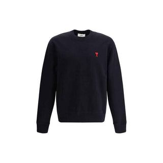Ami Paris Black Cotton Sweatshirt