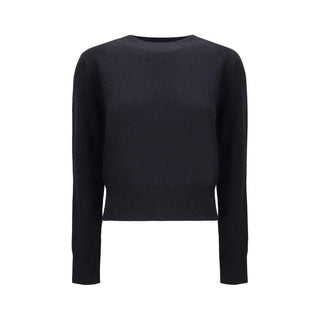 Ami Paris Black Wool Oves Aries Sweatshirt