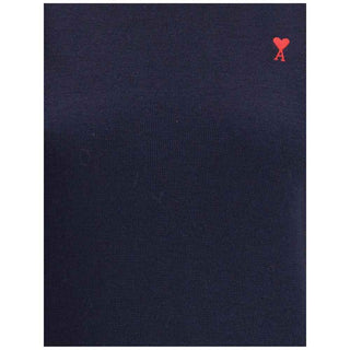 Ami Paris Blue Merino Wool Turtleneck