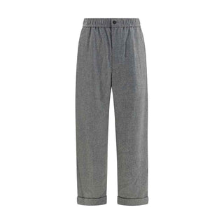 Giorgio Armani Gray Wool Oves Aries Casual Pants
