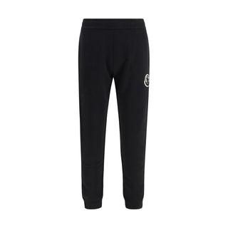 Moncler Black Cotton Athletic Pants