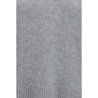 Fabiana Filippi Gray Cashmere Sweatshirt