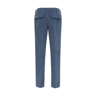 Etro Blue Cotton Casual Pants