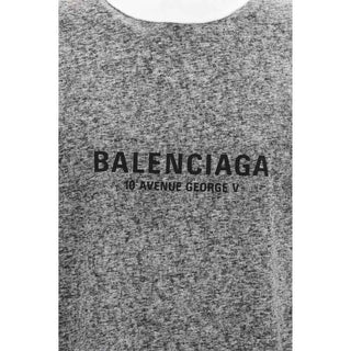 Balenciaga Gray Cotton T-Shirt