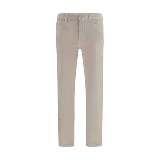 Jacob Cohen Beige Cotton Casual Pants