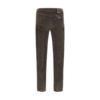 Jacob Cohen Brown Cotton Casual Pants