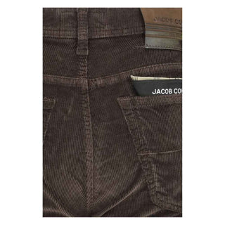 Jacob Cohen Brown Cotton Casual Pants