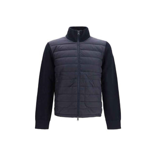 Moncler Blue Goose Down Full-Length Jacket