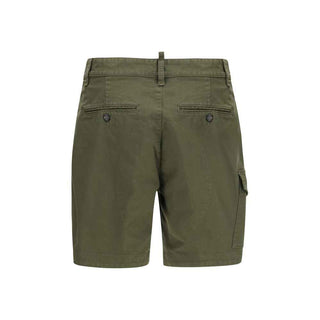 Dsquared² Bicolor Cotton Bermuda Shorts