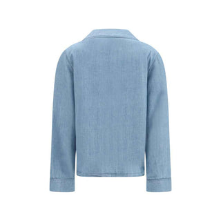 Saint Laurent Blue Cotton Dress Shirt