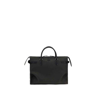 Valentino Garavani Black Calf Leather Bos Taurus Shoulder Bag