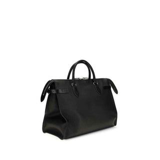 Valentino Garavani Black Calf Leather Bos Taurus Shoulder Bag