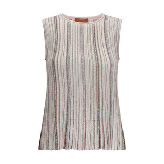 Missoni Multicolor Rayon Sleeveles T-Shirt