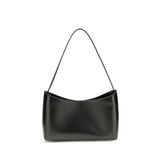 The Row Black Calf Leather Bos Taurus Shoulder Bag