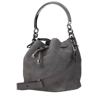 Jimmy Choo Gray Leather Handbag