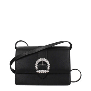 Jimmy Choo Black Leather Crossbody Bag