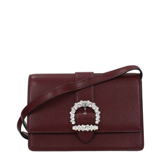 Jimmy Choo Red Leather Crossbody Bag