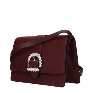 Jimmy Choo Red Leather Crossbody Bag