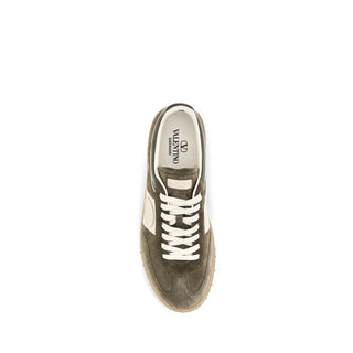 Valentino Garavani Bicolor Calf Leather Bos Taurus Low Top Sneakers