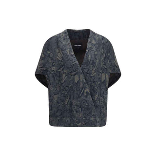 Giorgio Armani Blue Cotton Denim Jacket