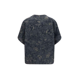 Giorgio Armani Blue Cotton Denim Jacket