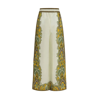 Alemais Beige Linen Casual Pants