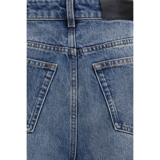Givenchy Blue Cotton Relaxed Fit Jeans
