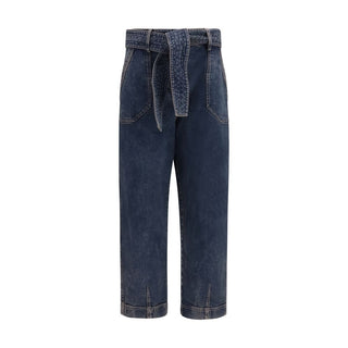 Giorgio Armani Blue Cotton Jeans Denim