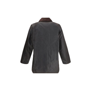 Barbour Black Cotton Coat