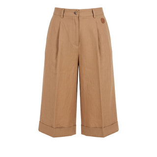 Trussardi Jeans Beige Viscose Women Shorts
