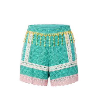 Trussardi Jeans Green Cotton Women Shorts