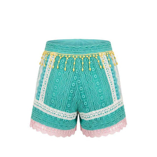 Trussardi Jeans Green Cotton Women Shorts