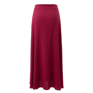 Trussardi Jeans Red Viscose Women Skirt